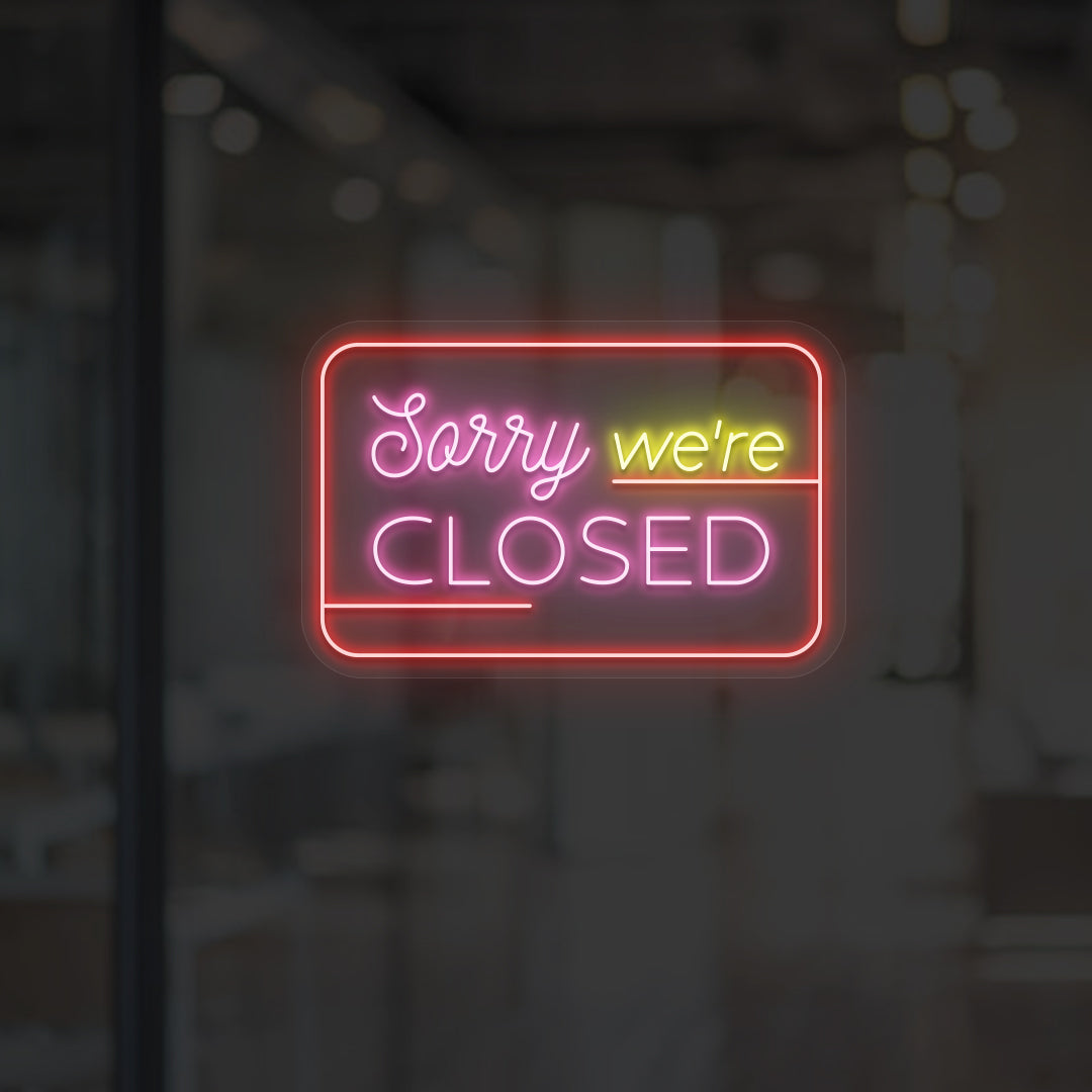Sorry We Re Closed